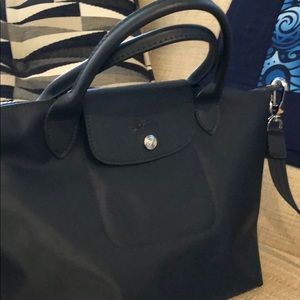 Long champ Le Pliage Neo Small Dark Grey